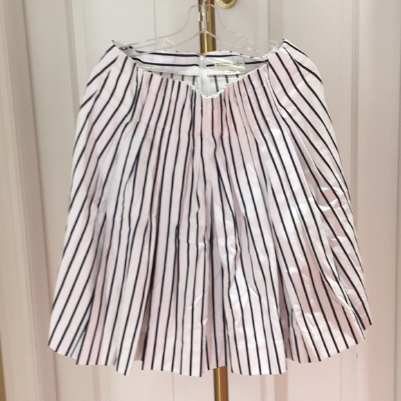 kate spade Dresses & Skirts - Kate Spade white and navy striped skirt